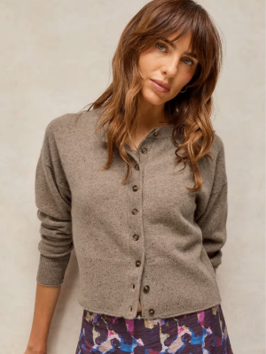White Stuff Kylie Cashmere Cardi Light Natural 447202 (4)