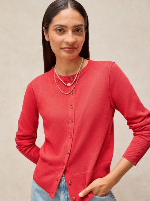 White Stuff Loïs Cardi Mid Pink 446740 (6)