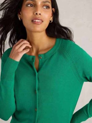 White Stuff Lulu Cardi Bright Green - La Vie en Rose Damesmode