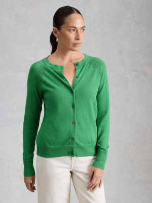 White Stuff Lulu Cardi Mid Green 445897 - La Vie en Rose Damesmode (4)
