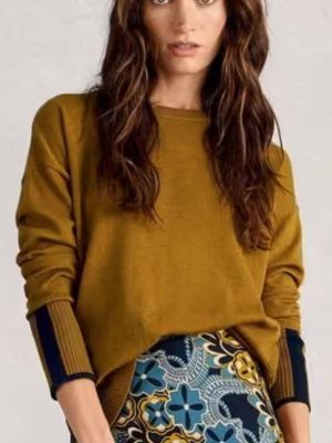 White Stuff Olive Jumper Dark Chartreuse - La Vie en Rose Damesmode