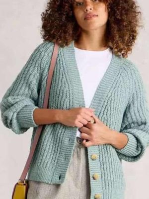 White Stuff Sally Slub Cardigan - La Vie en Rose Damesmode