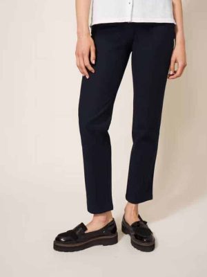 White Stuff Savannah Stretch Trousers Pure Black - La Vie en Rose Damesmode