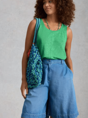 White Stuff Scarlette Line Vest Bright Green (5)