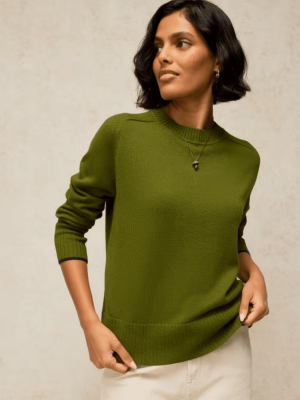 White Stuff Sienna Jumper Mid Green 447456 - La Vie en Rose Damesmode Enkhuizen