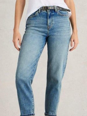 White Stuff Tilly Tapered Jeans Light Denim - La Vie en Rose Damesmode