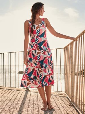 Seasalt Cornwall Sun Gleam Dress Spinnaker Sails Chalk - La Vie en Rose Damesmode (2)